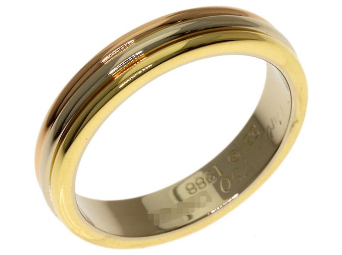 Anello Cartier a tre colori - vista 2