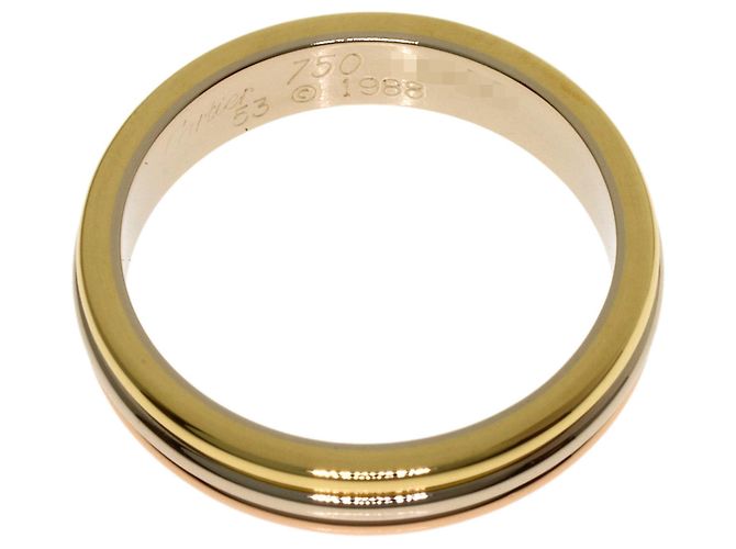 Anello Cartier a tre colori - vista 4