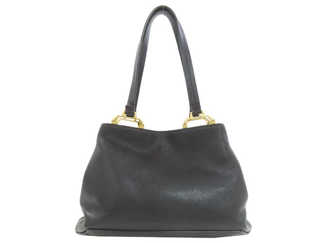 Borsa Tote Madras Miu Miu Nero - vista 2