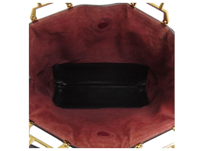 Borsa Tote Madras Miu Miu Nero - vista 5