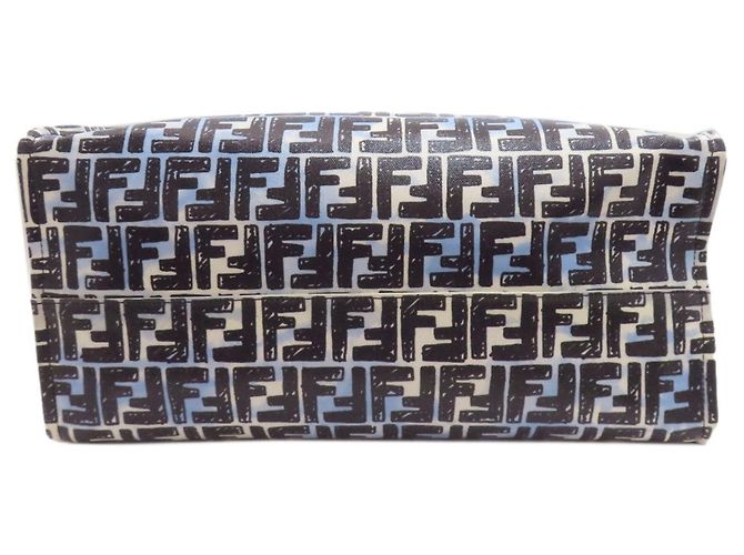 Borsa Tote Fendi Zucca Pattern Nero - vista 4