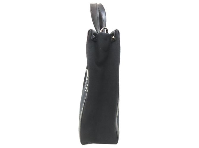 Borsa 2-Way con borchie Valentino Nero - vista 3