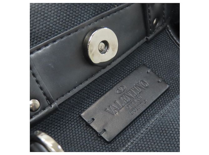 Borsa 2-Way con borchie Valentino Nero - vista 6