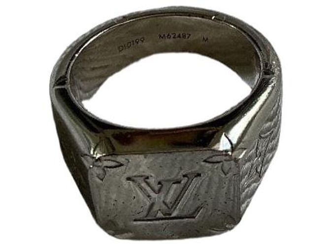 Louis Vuitton chevalière monogramme Plata - vista 2
