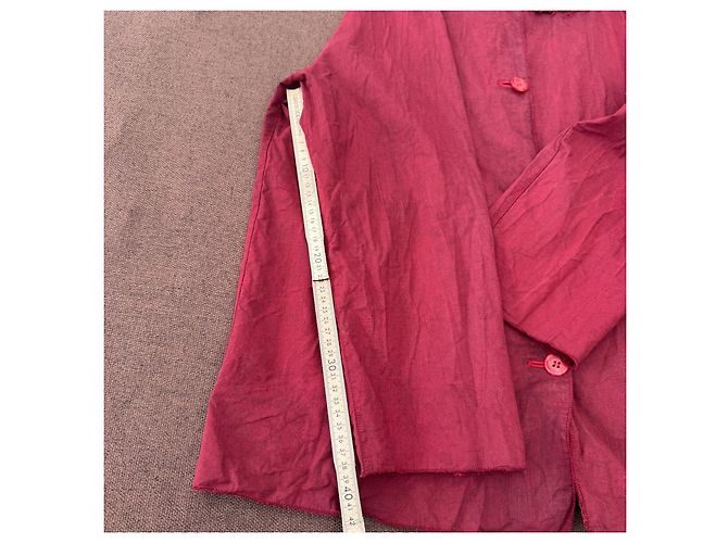 Chaqueta Burberry London de mezcla de algodón roja Burdeos - vista 10