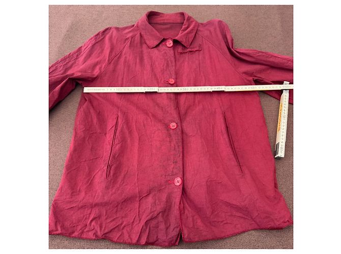 Chaqueta Burberry London de mezcla de algodón roja Burdeos - vista 7