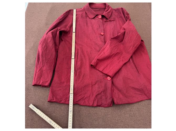Chaqueta Burberry London de mezcla de algodón roja Burdeos - vista 8