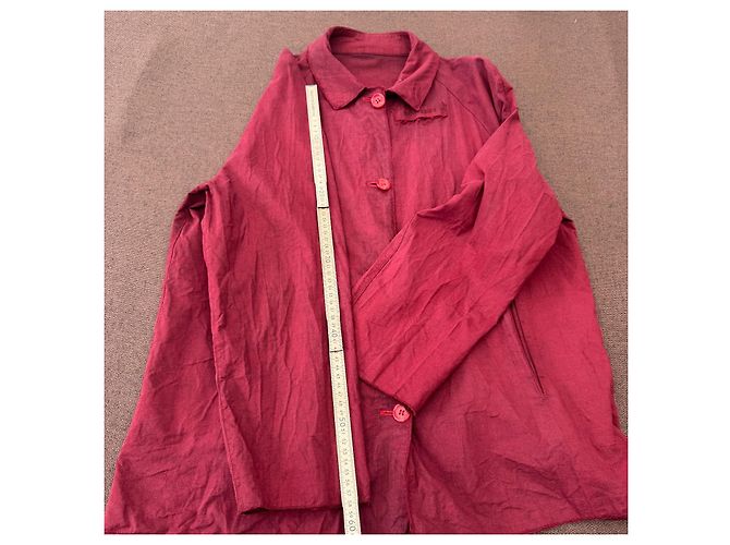Chaqueta Burberry London de mezcla de algodón roja Burdeos - vista 9