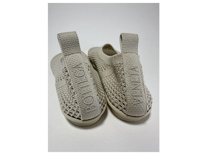 Bottega Veneta Atomic Flat Polyester Mesh Sea Salt Größe 37 (Full set) Neu/Original Beige - Ansicht 8