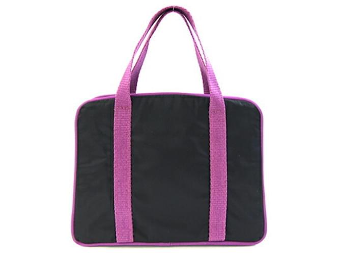 Borsa Prada nera e viola Nero Porpora - vista 2