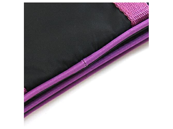Borsa Prada nera e viola Nero Porpora - vista 5