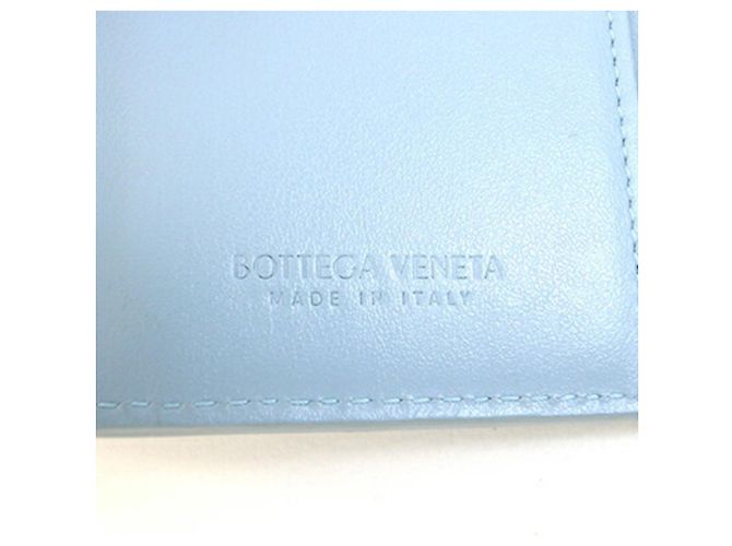 Bottega Veneta zweifach Klapperbrieftasche Hellblau - Ansicht 3
