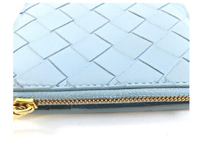 Bottega Veneta zweifach Klapperbrieftasche Hellblau - Ansicht 5