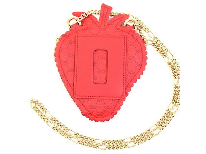 Monedero Gucci GG Supreme Rojo Roja - vista 2