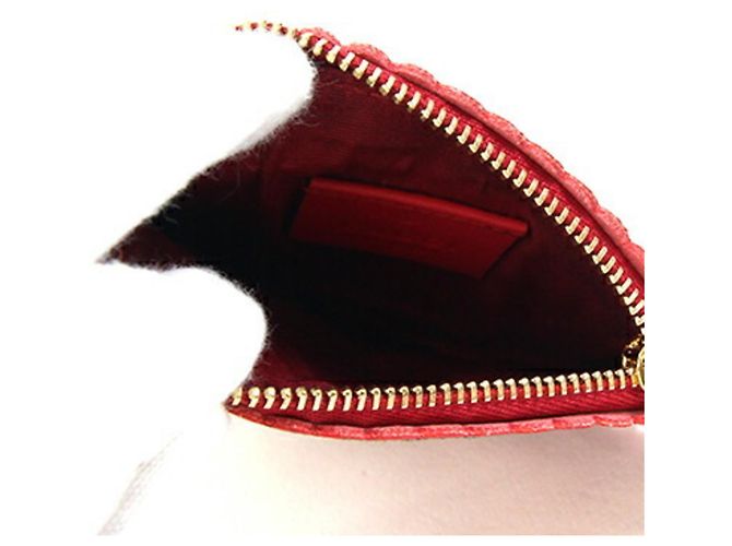 Monedero Gucci GG Supreme Rojo Roja - vista 3