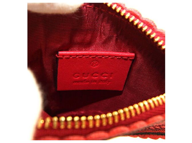 Monedero Gucci GG Supreme Rojo Roja - vista 4