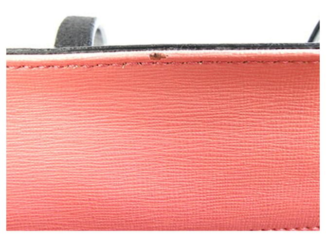 Fendi Roll Medium Tote Bag Schwarz Pink - Ansicht 8