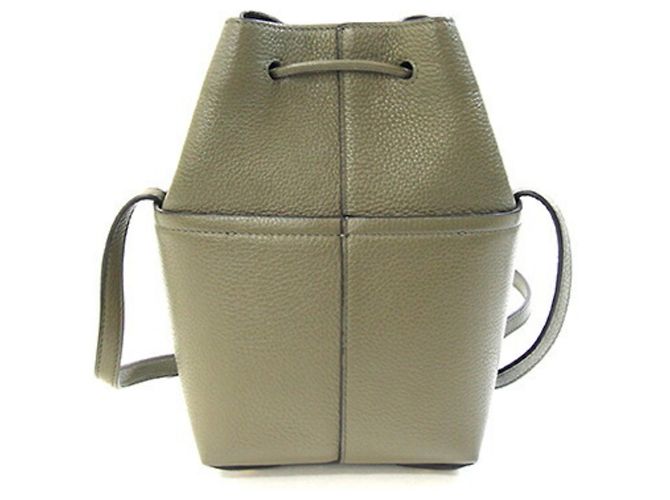 Salvatore Ferragamo Olive Leather Shoulder Bag Olive green - view 2