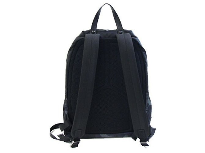 Zaino Prada Camouflage Marrone Nero Blu navy - vista 2