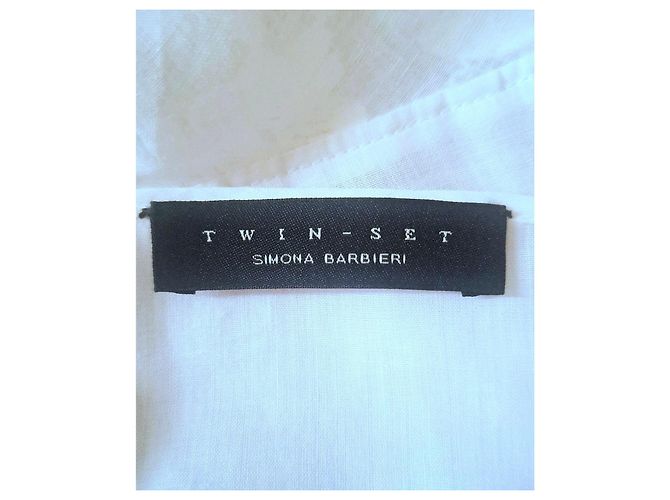 Twin Set Twinset Simona Barbieri Weißes Spitzenkleid - Ansicht 13