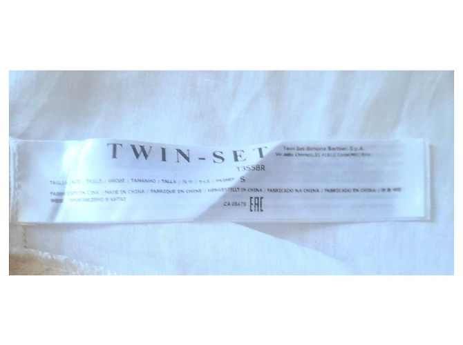 Twin Set Twinset Simona Barbieri Weißes Spitzenkleid - Ansicht 15