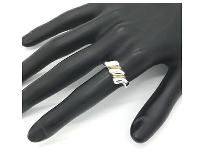 Anello Candy Twist di Tiffany & Co.: Argento Sterling e Oro Giallo - vista 7