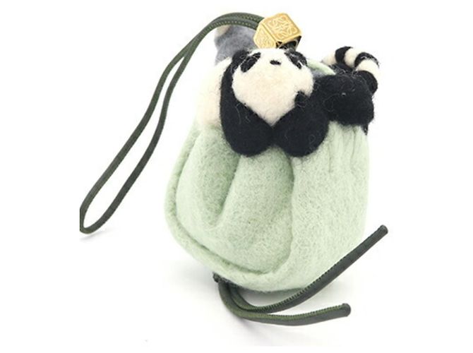 Borsa Accessorio Loewe - Collaborazione Sna Fujita Verde - vista 2
