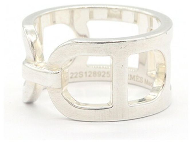 Hermès Hermes Ever Chaine d'Ancre MM Ring aus Sterlingsilber - Ansicht 3
