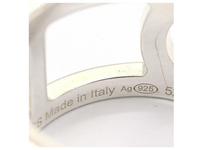 Hermès Hermes Ever Chaine d'Ancre MM Ring aus Sterlingsilber - Ansicht 5