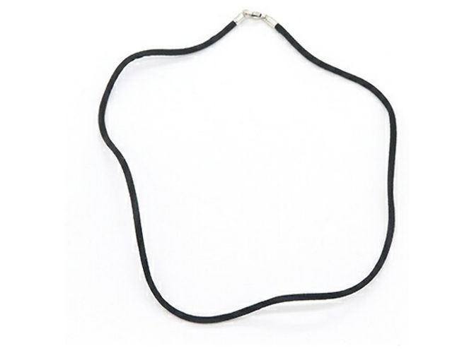 Collana choker in cotone nero Cartier - vista 2
