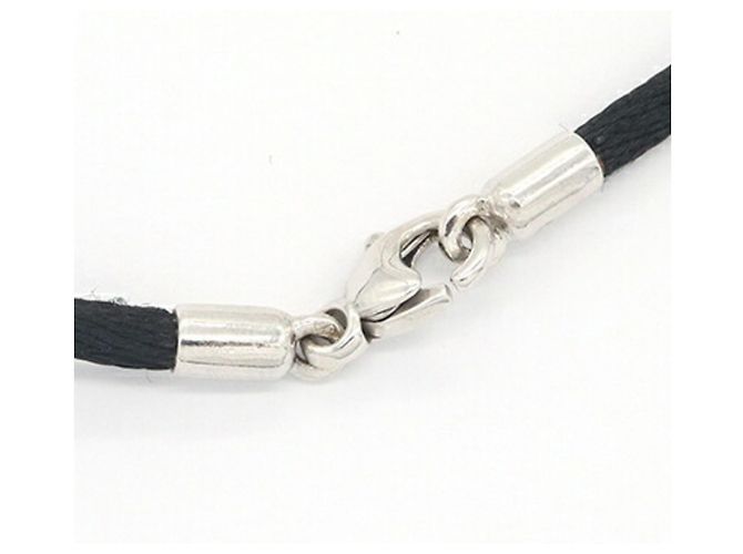 Collana choker in cotone nero Cartier - vista 3