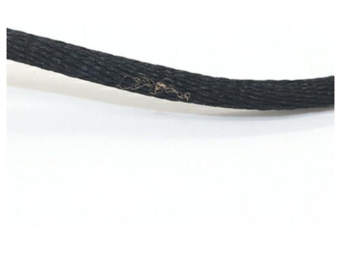 Collana choker in cotone nero Cartier - vista 7