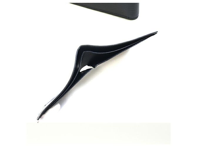 Portafoglio Louis Vuitton Epi Slender Bi-fold Nero - vista 2