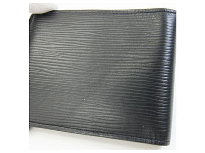 Portafoglio Louis Vuitton Epi Slender Bi-fold Nero - vista 5
