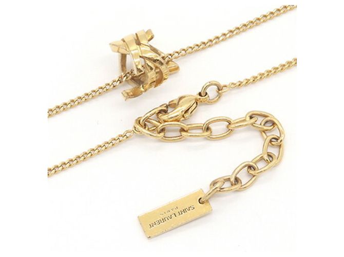 Collana Monogram Twist Yves Saint Laurent D'oro - vista 3