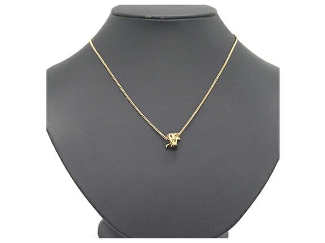 Collana Monogram Twist Yves Saint Laurent D'oro - vista 6