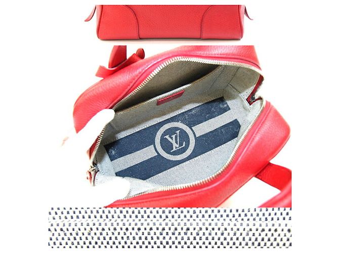 Louis Vuitton Dora Soft BB Handbag Red Fuschia - view 2