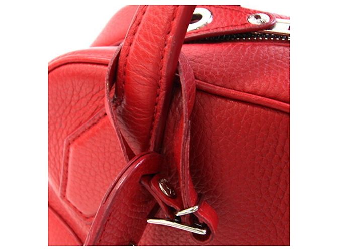 Louis Vuitton Dora Soft BB Handbag Red Fuschia - view 5