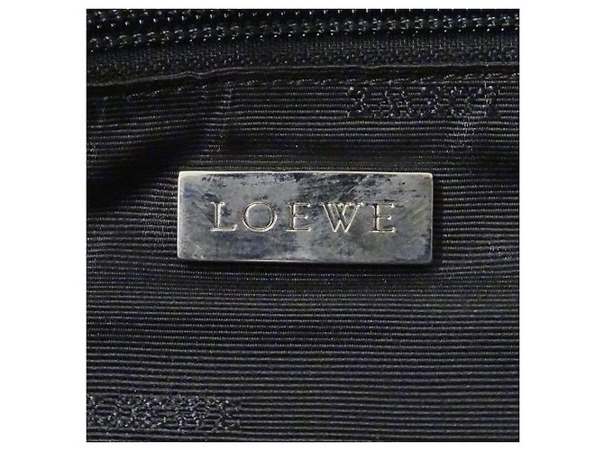 Borsa a mano in pelle nera Loewe Nero - vista 6
