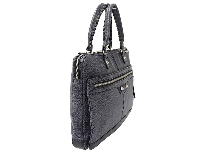 Borsa da uomo Balenciaga Marrone Blu - vista 4