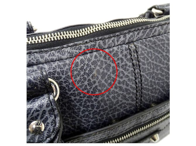 Borsa da uomo Balenciaga Marrone Blu - vista 8