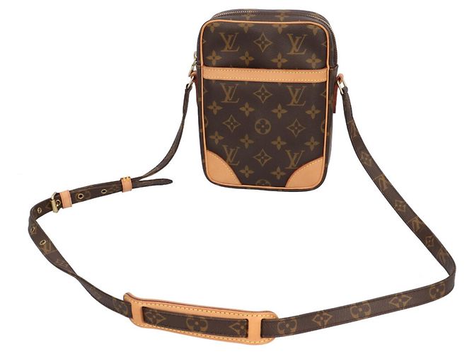 Bolso de hombro Louis Vuitton Danube Monogram Castaño - vista 14