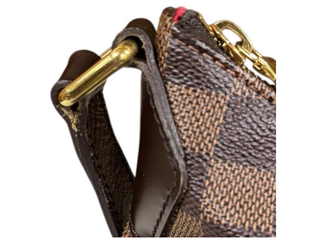 Borsa a Spalla Louis Vuitton Bloomsbury PM Damier Marrone - vista 14
