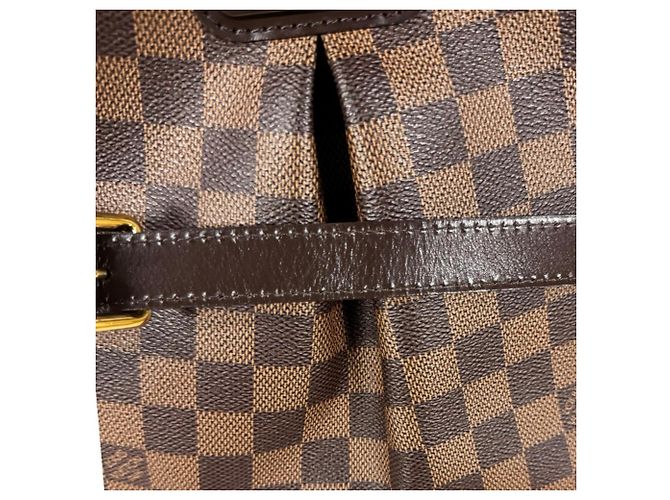 Borsa a Spalla Louis Vuitton Bloomsbury PM Damier Marrone - vista 15