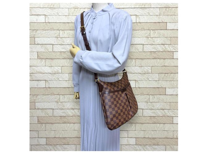 Borsa a Spalla Louis Vuitton Bloomsbury PM Damier Marrone - vista 2
