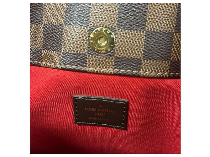 Borsa a Spalla Louis Vuitton Bloomsbury PM Damier Marrone - vista 8