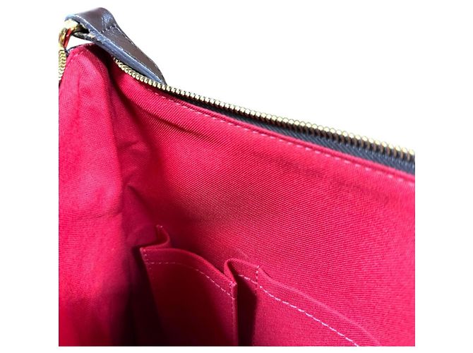 Borsa a Spalla Louis Vuitton Bloomsbury PM Damier Marrone - vista 9