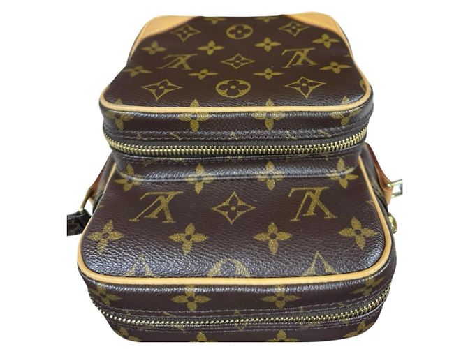 Borsa a tracolla Louis Vuitton Amazon Monogram Marrone - vista 10