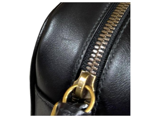 Borsa a tracolla Gucci GG Marmont in pelle nera Nero - vista 11