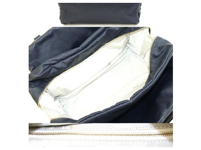 Bolsa Loewe Laura preta de pele e lona Preto - vista 2